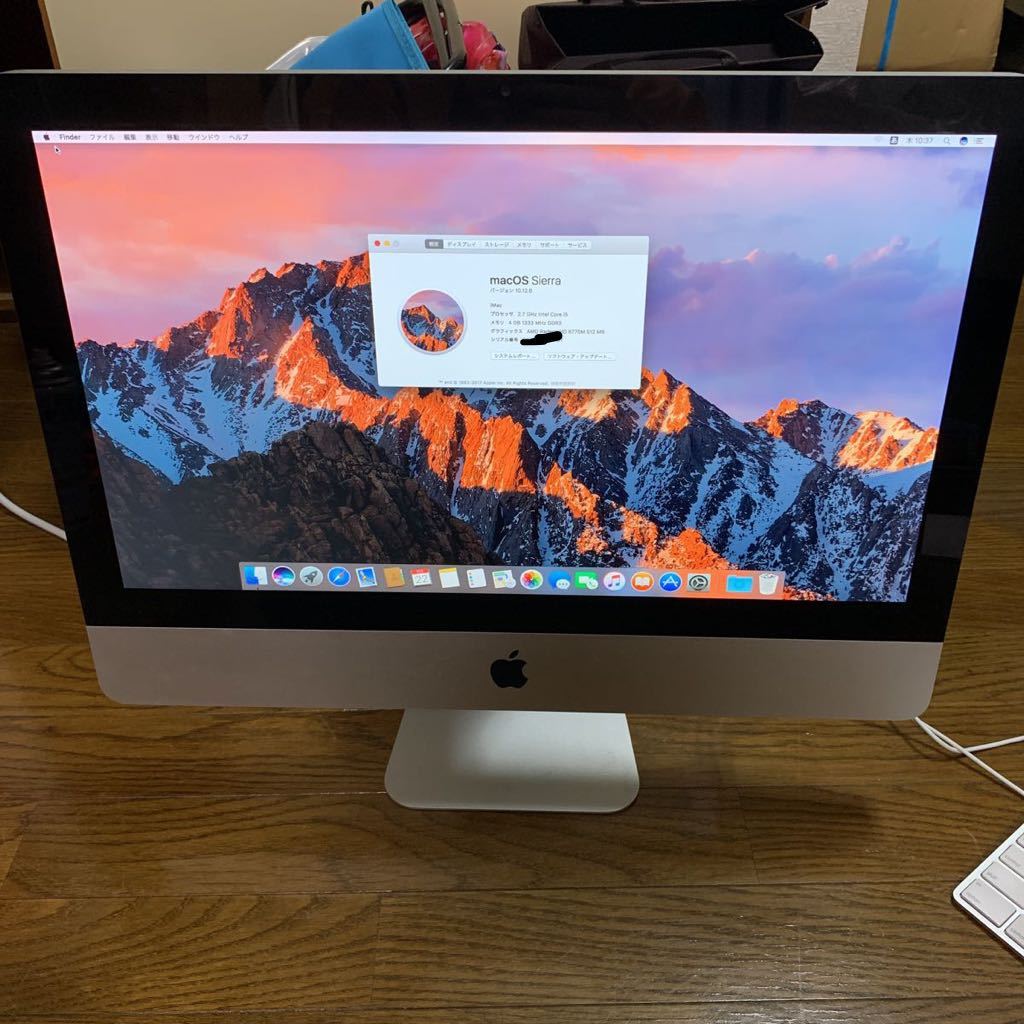 iMac 21.5 mid2011 core i5 2.7ghzメモリ4GB HDD1TB Apple iMac 21.5 