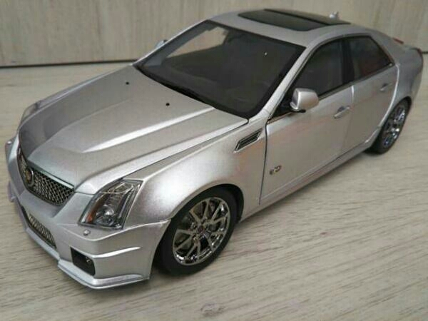 ミニカー CADILLAC CTS-V (KYOSHO) Kyosho キャディラック CTS V 1/18 シルバー KG002S