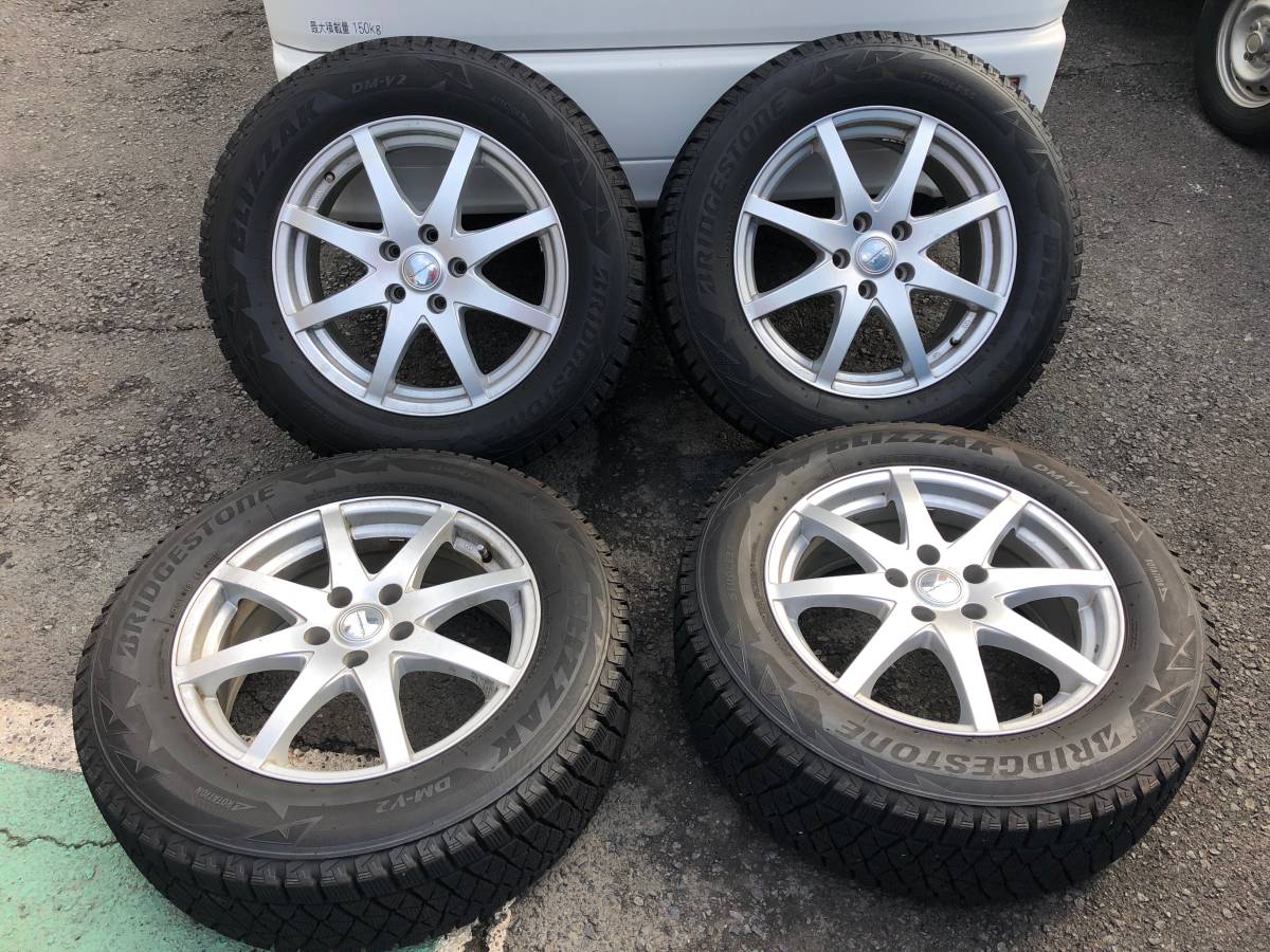 スタッドレス 225/65R17 ブリザック DM-V2 7部山 スタッドレス 4