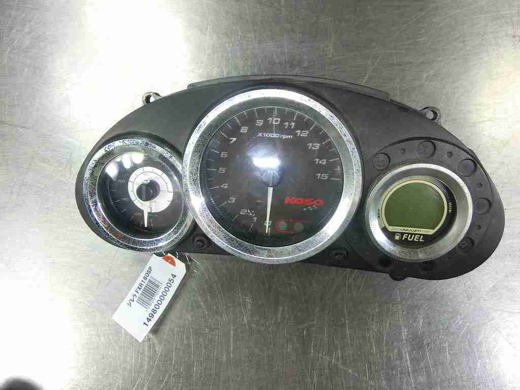 ジレラ ランナーFXR180SP KOSO製メーターAssy、160km表示、難有り★FXR125、FXR-DD