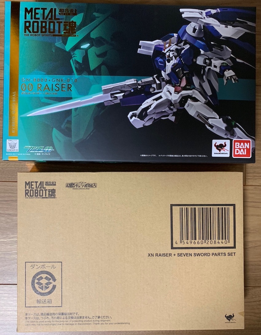 METAL ROBOT魂 ダブルオーライザー＋GNソードIII 　＆　ザンライザー+セブンソードパーツセット