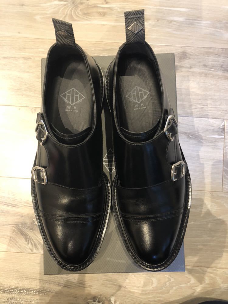 希少 size【WH（ダブルエイチ）】【WHS-0300 ダブルモンクストラップ
