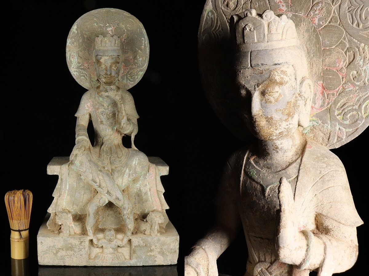 ガンダーラ石仏 ガンダーラ美術 仏像 石仏 Gandhara 極細工 仏教古美術