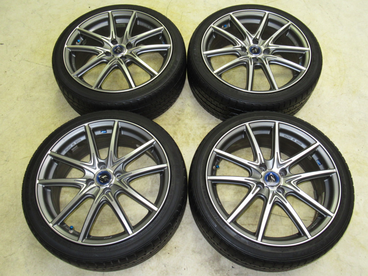 wedsレオニスNAVIA(ナヴィア)02 7-17off+45 pcd100/4H 205/40ZR17