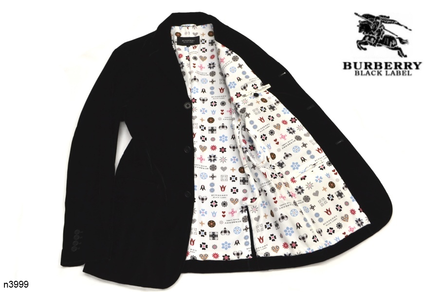 極美品 BURBERRY BLACK LABEL バーバリーブラックレーベル 希少 裏地 