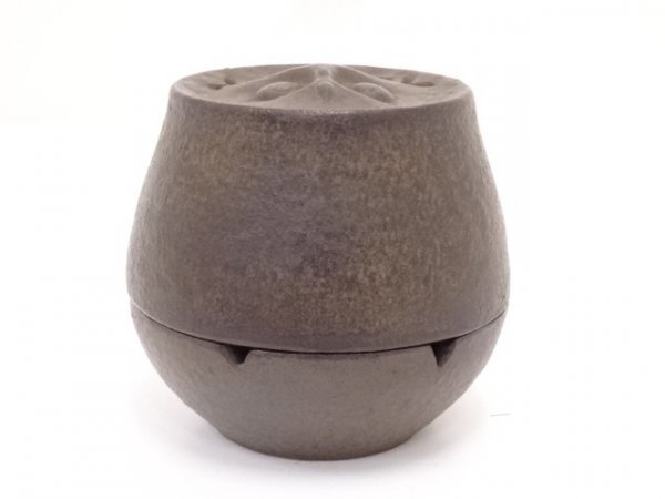 京都⑥ 南部鉄器 天蓋 茶托 5客 煎茶道具 人間国宝 鈴木盛久 盛久工房