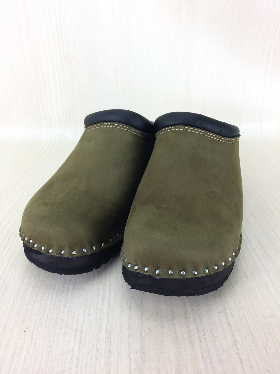  Needles &times;TROENTORP/トロエントープ/Swedish Clog Plain Toe/サボ/38/カーキ/タン(その他)｜売買されたオークション情報、yahooの商品情報をアーカイブ公開 - オークファン その他