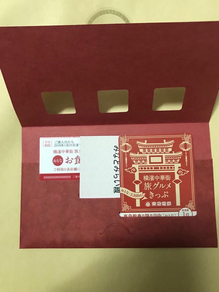 横浜中華街 旅グルメきっぷ 1人分_2