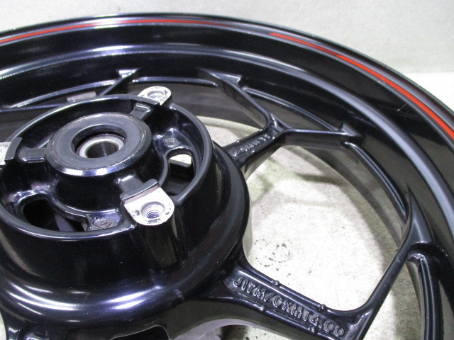 8即決!NINJA250用リアホイール1203 純正.17×4.00.EX250L.検）ニンジャ