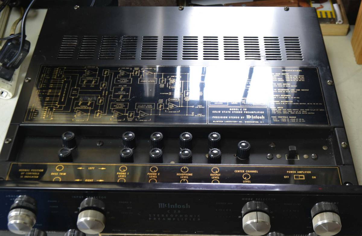 ジャンク Mcintosh C28 プリメイン アンプ 音響機材 直S1566217