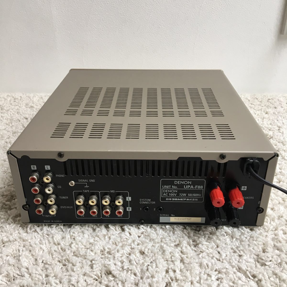 DENON デノン UPA-F88 プリメインアンプ 動作品