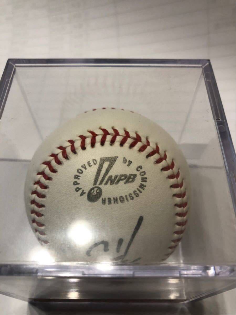 川上憲伸 直筆サインボール NPB公式球 中日 MLB 新人王 Yahoo