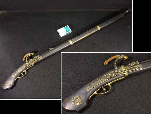 火縄銃 火薬入れ - 本歌・火薬入・火縄銃古式銃（弾入胴乱幕末軍刀剣拵