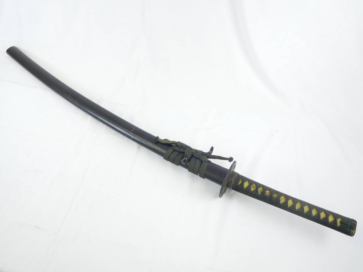 日本刀 居合 刀剣 大刀 鮫皮 太刀 9017◇模造刀 全長約101cm 武具