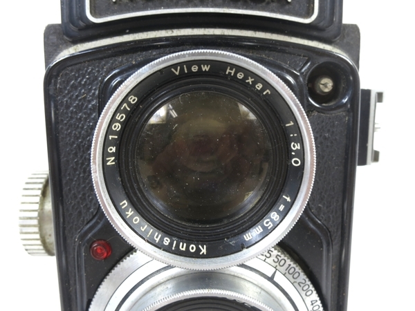 ジャンク KONIFLEX コニフレックス f=85mm 二眼レフ フォルムカメラ