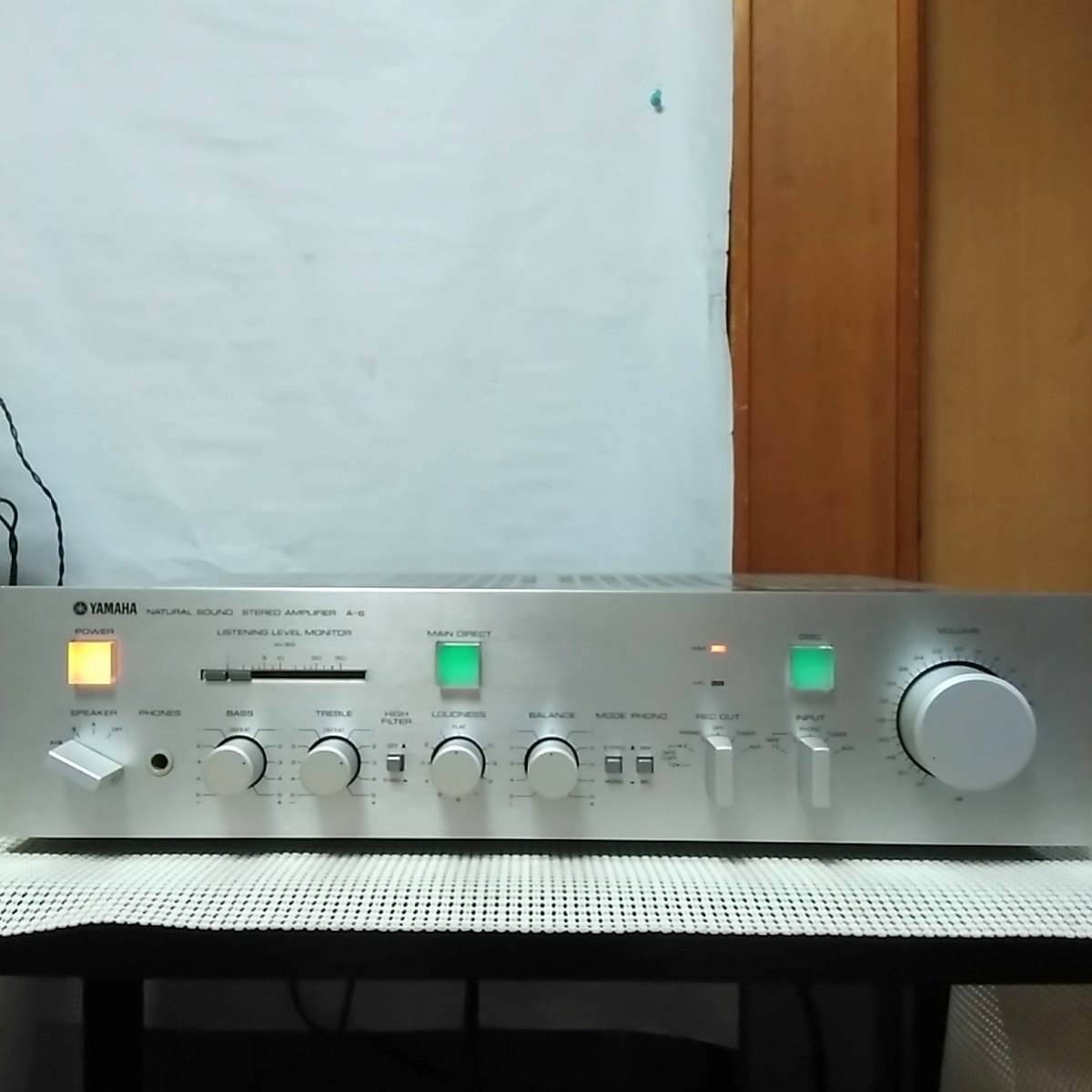 YAMAHA プリメインアンプ A-6a 2588【外見極美】YAMAHA A-6a