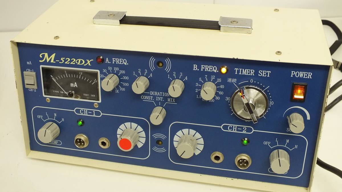44539□パルオン M-522DX 低周波治療器 接骨院 整骨院 ユニオン医科工