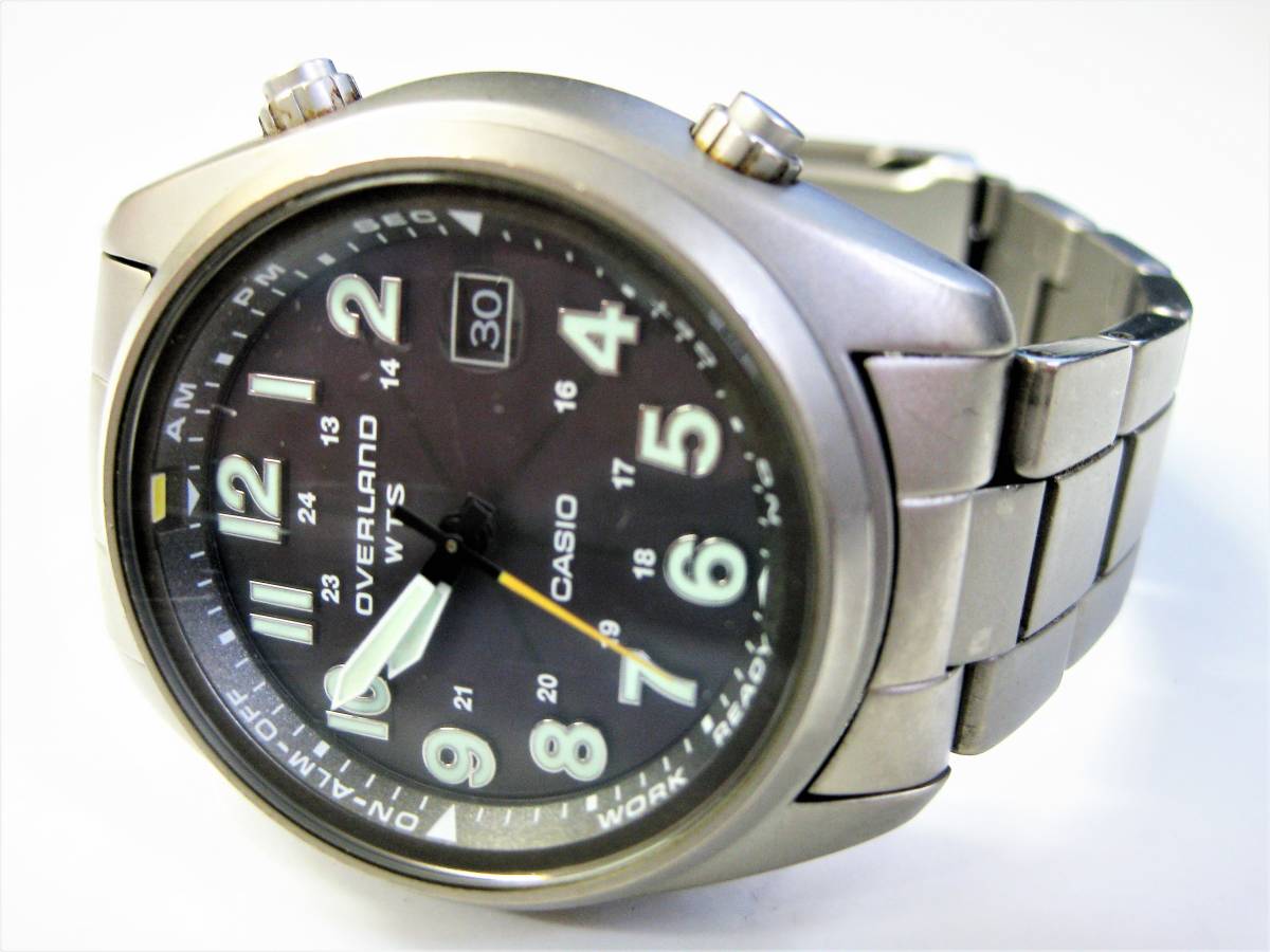 通販では人気ブランド CASIO/カシオ OVERLAND WTS オーバーランド OVW 