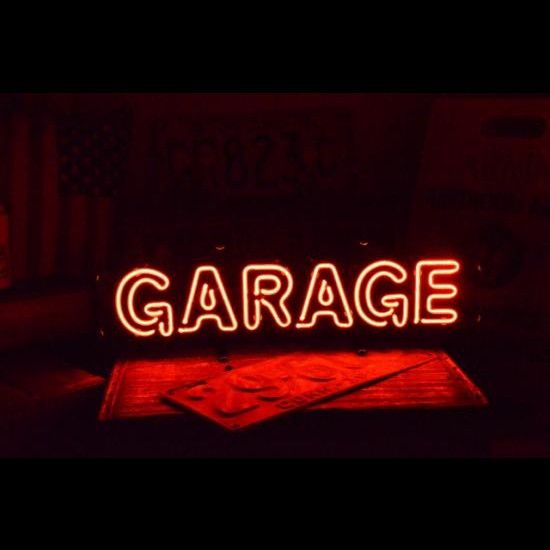 ネオンサイン GARAGE ガレージ ネオン管 看板 店舗 アメリカ