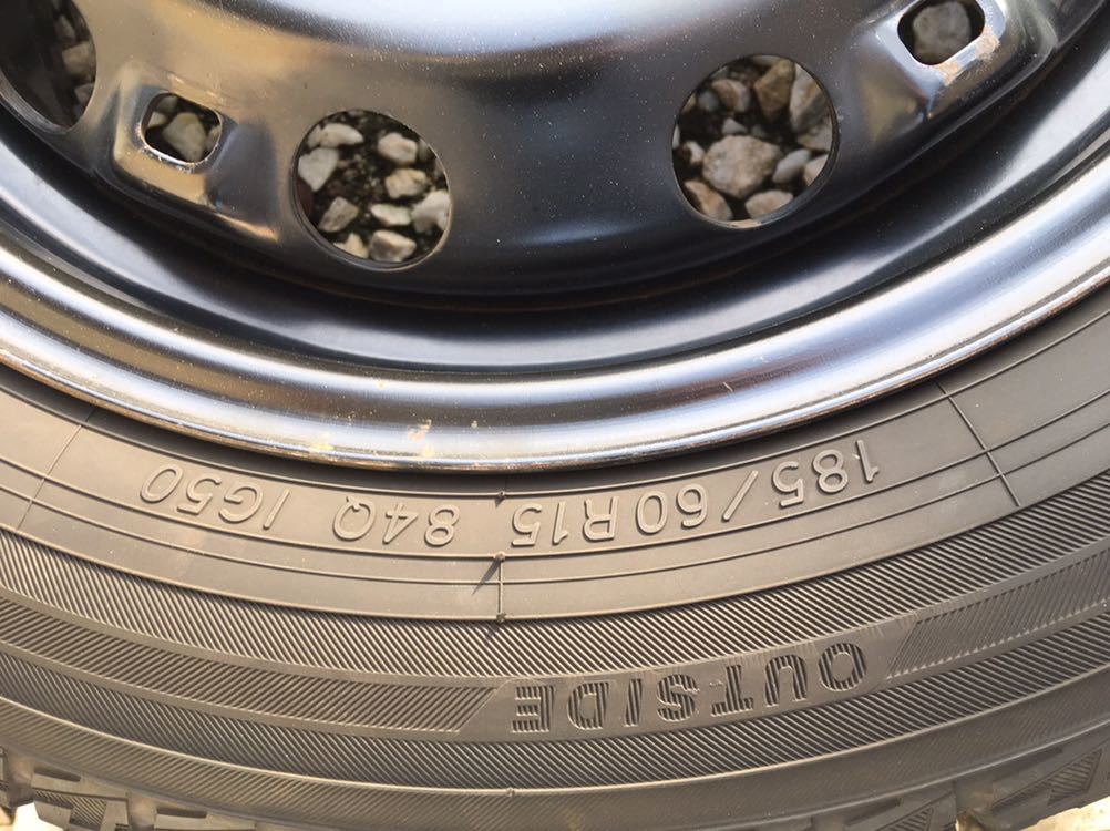 フォルクスワーゲン、ポロ純正ホイール、スタットレスタイヤセット185/60R15 ヨコハマ アイスガード