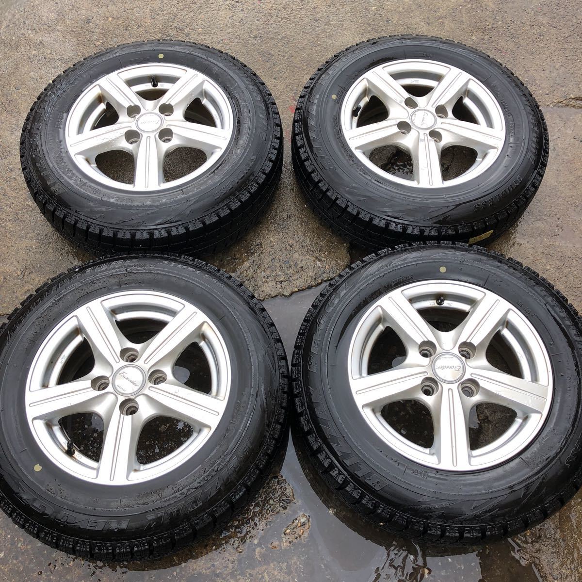 BRIDGESTONE 2015年バリ山スタッドレス 155 80 13 5 38 EXCEEDER