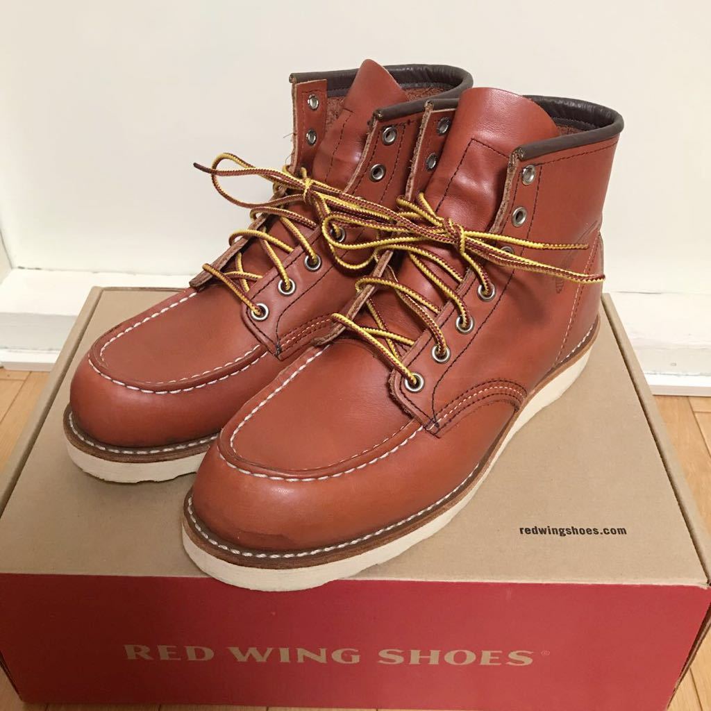 RED WING 8875 US7E アイリッシュセッター 赤茶 ワークブーツ 羽刻印