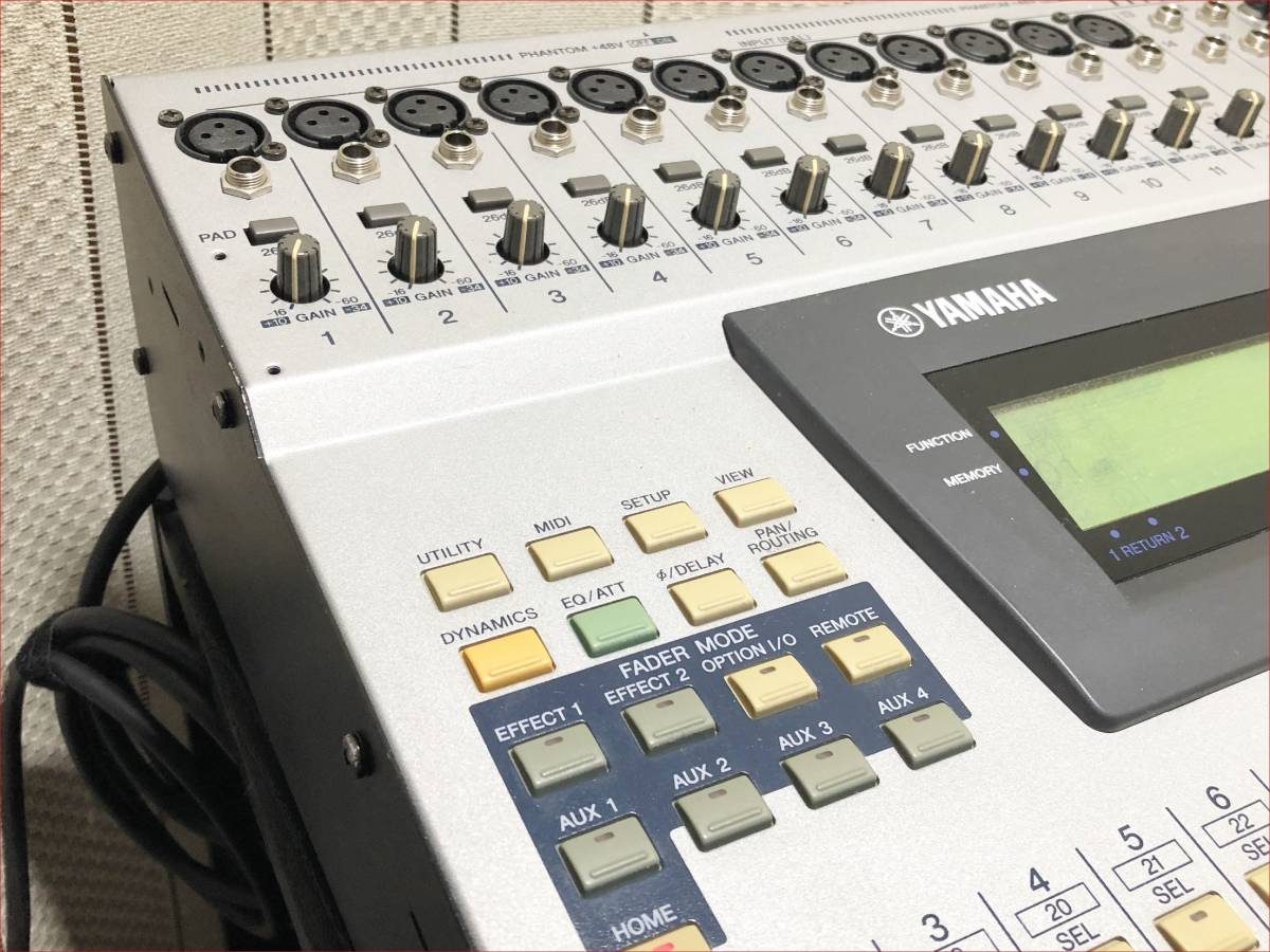 YAMAHA 01V MY8-AT増設済(adat入出力) 定番デジタルミキサー 全ch動作