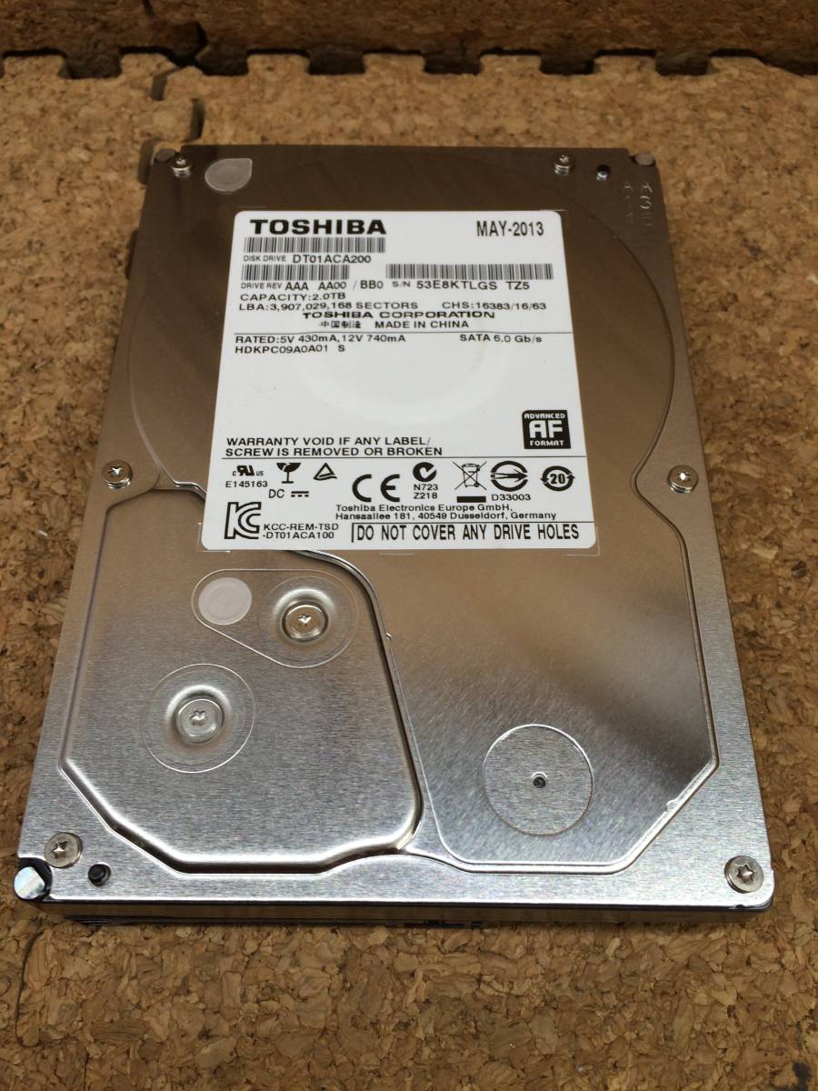 激安大特価，最新作 A11655 3.5インチ SATA TOSHIBA DT01ACA200 2000GB(2TB～)｜売買されたオークション情報、yahooの商品情報をアーカイブ公開 - オークファン 3.5 SerialATA