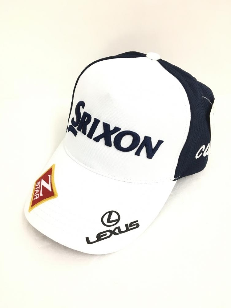 新品】SRIXON スリクソン キャップ 白ダークネイビー LEXUS 松山英樹