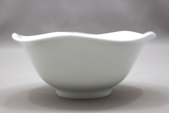 02318☆ 深川 製磁 寿 赤絵 花型 小鉢 6客 セット / 皿 小皿 器 有田焼