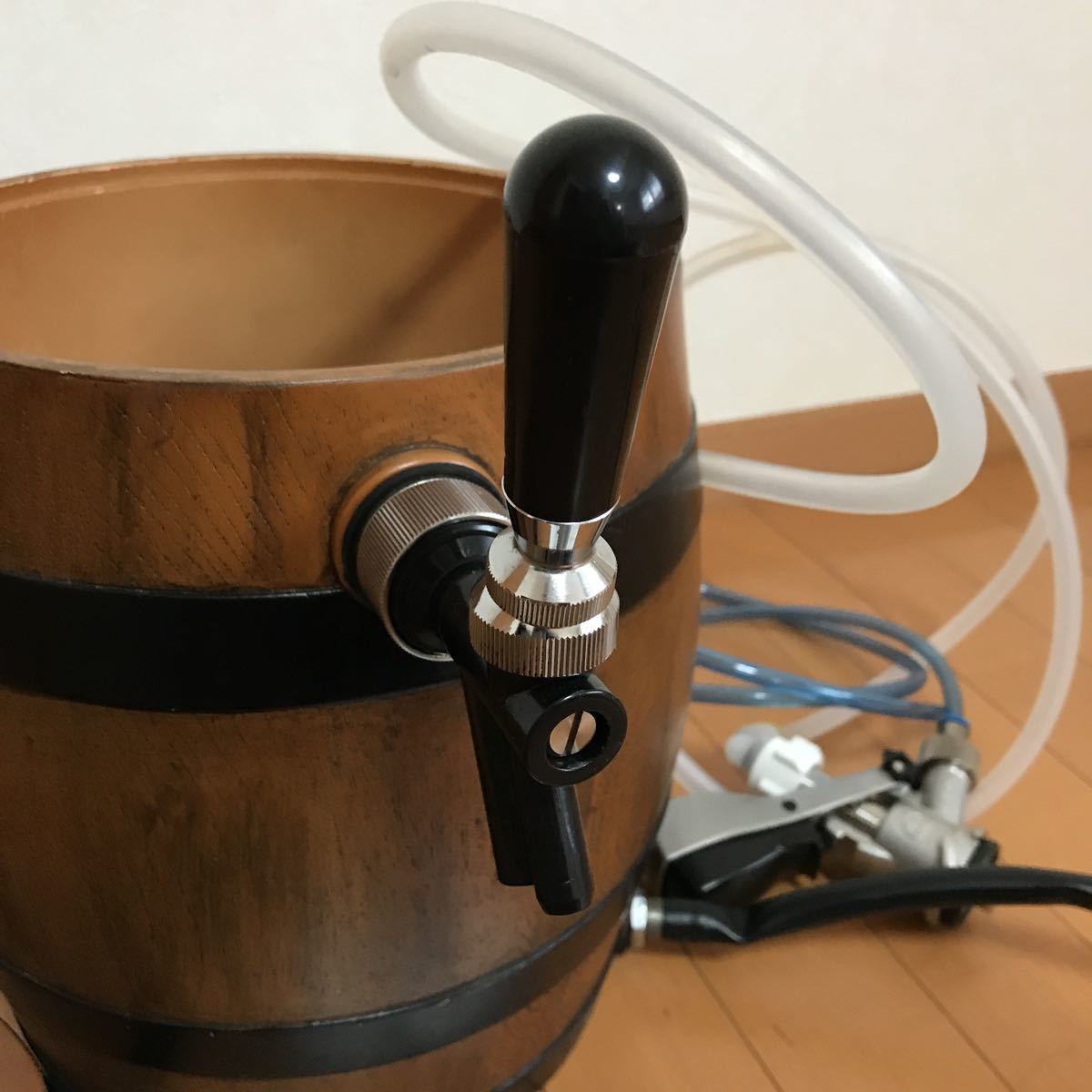☆サッポロ ビヤ樽くん 木樽型氷冷式生ビールサーバー 電源不要☆①