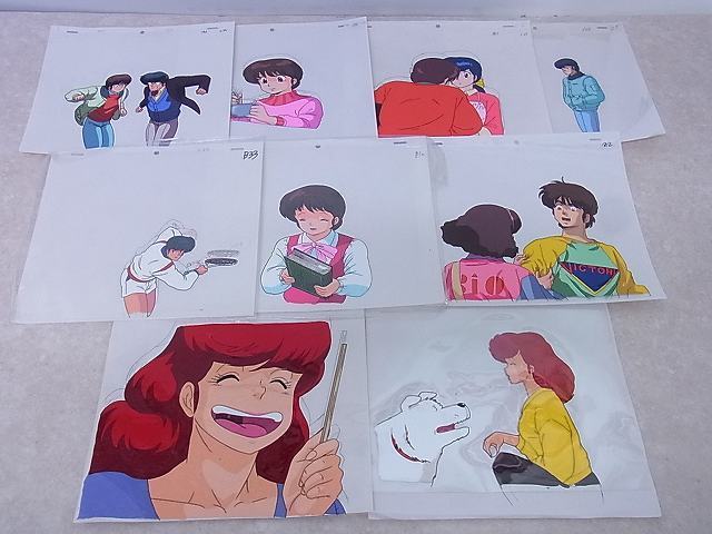 原画付セル画 めぞん一刻 9枚セット その1 高橋留美子 音無響子 五代