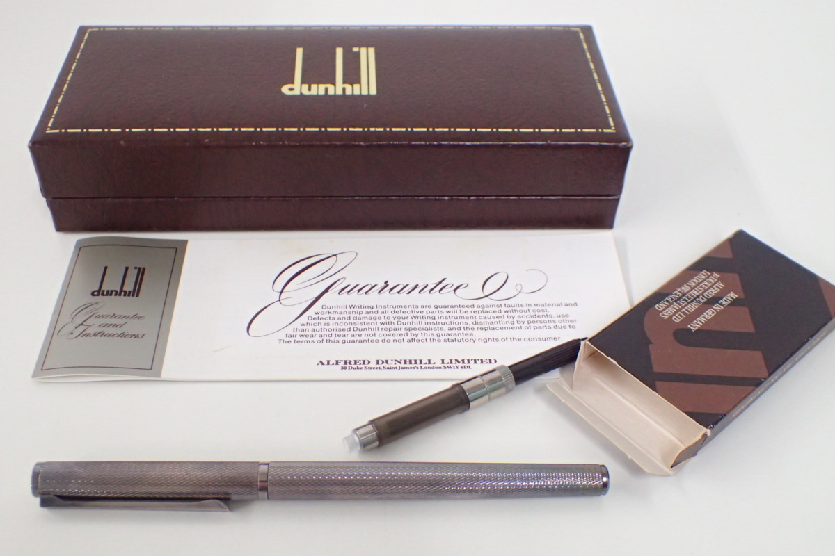 ダンヒル 万年筆 ジェムライン dunhill ペン先14K | バーレイ 14K 