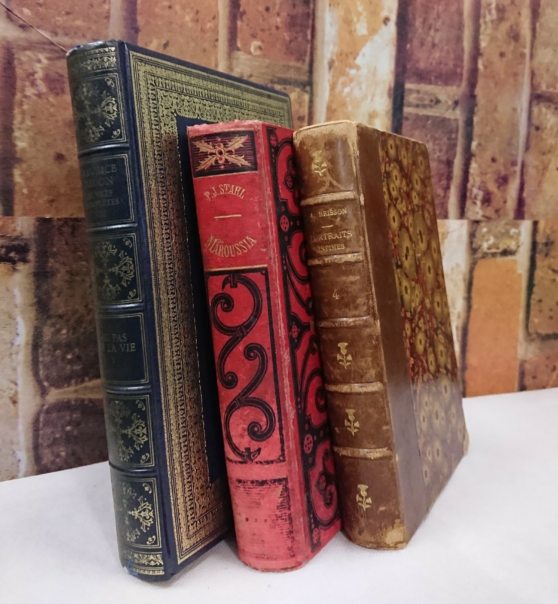 フランスアンティーク 洋書 19世紀 古書 本 ブック オブジェ 18世紀 2 