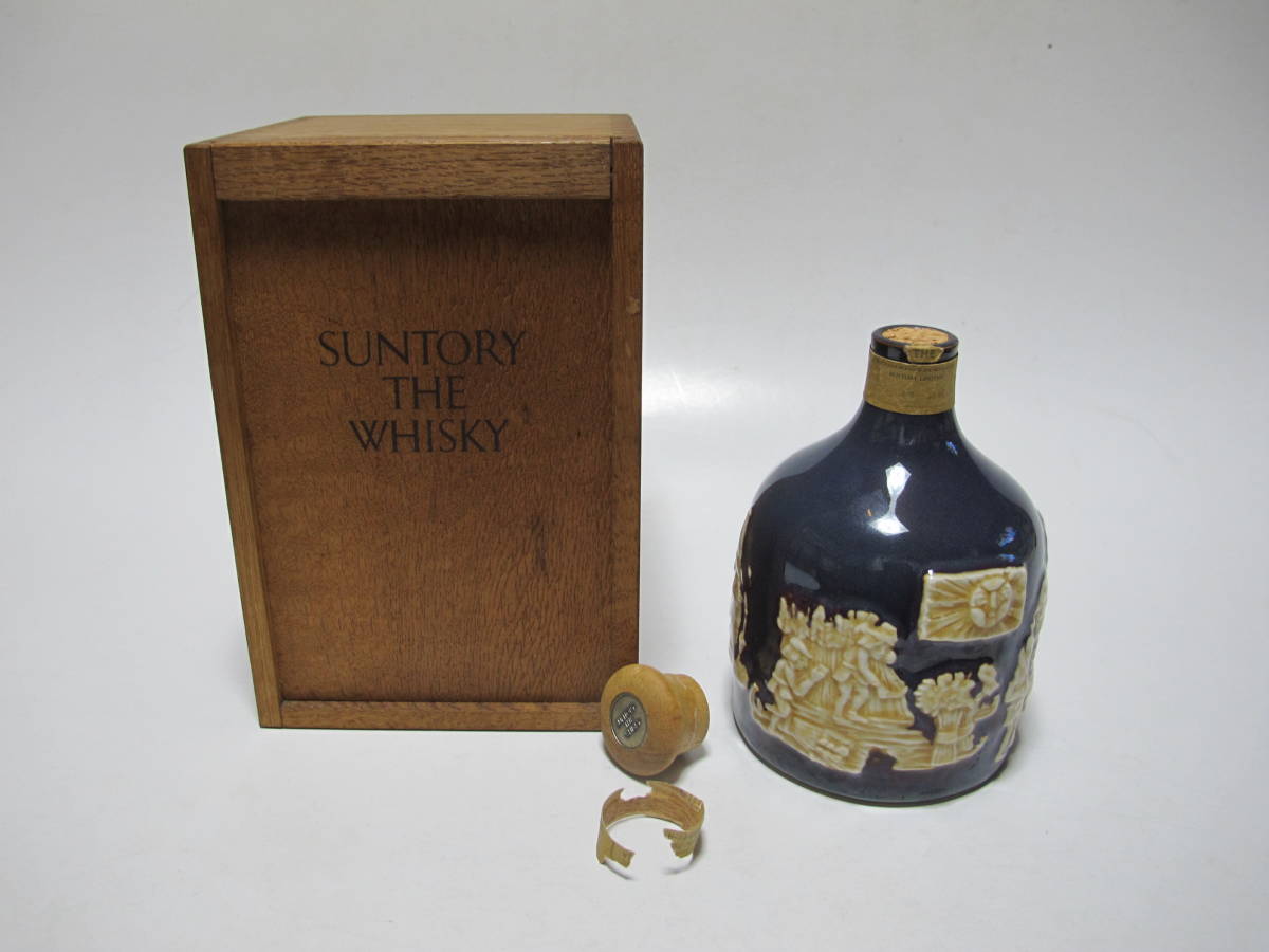 サントリー ザ SUNTORY ウイスキー WHISKY 陶器ボトル THE 760ml