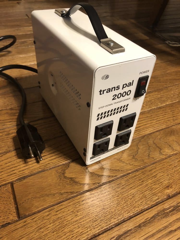 スワロー電機 ダウントランス PAL-2000EP AC220-230V⇒降圧⇒100V(容量