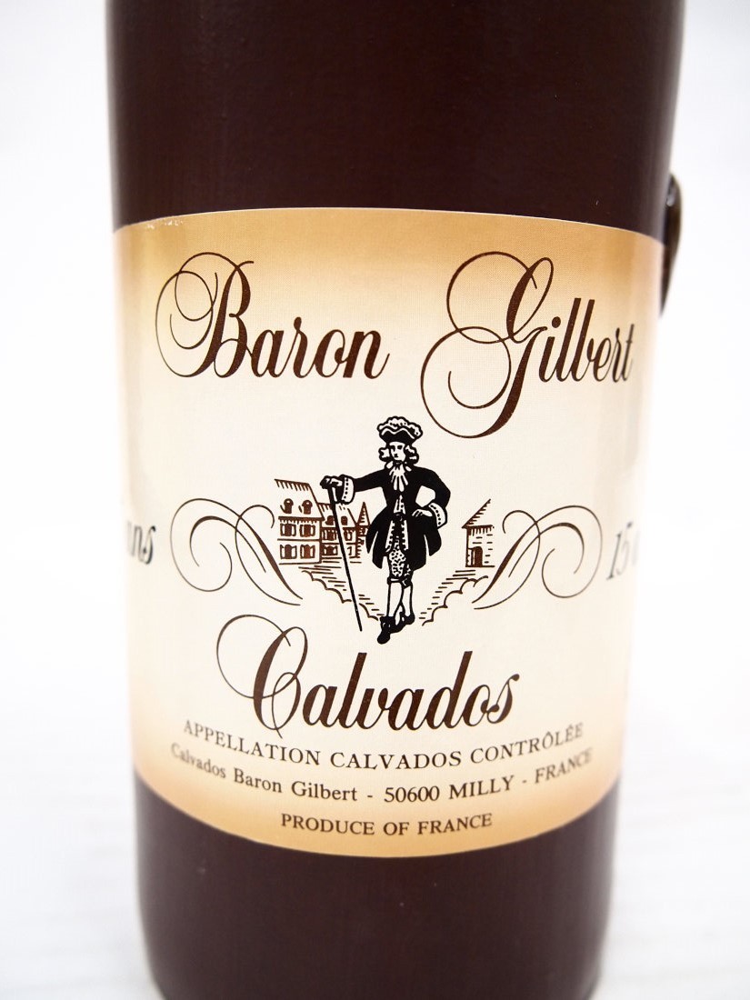 Baron Gilbert バロン ギルバート 15年 陶器ボトル カルヴァドス 古酒・未開栓 2649B2