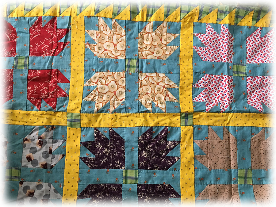 ベアーズポーさん　キルト　キット キルトトップ ベアーズポー 約156×55cm | シンプルでやさしい色の