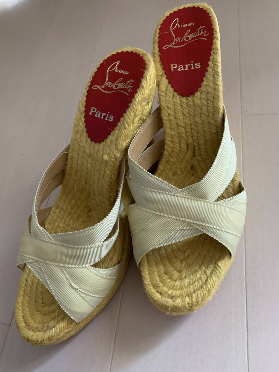 クリスチャン ルブタン Christian Louboutin サンダル ミュール 38 7