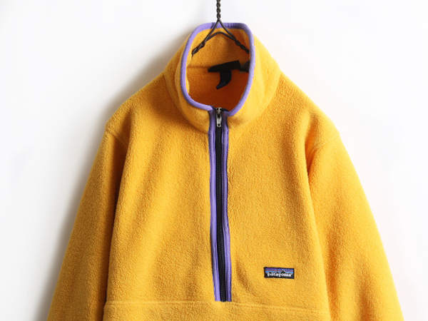 希少サイズ S 90's ■ 98年製 Patagonia パタゴニア シンチラ マースピアル フリース プルオーバー ジャケット ( 男性 メンズ ) 古着 USED