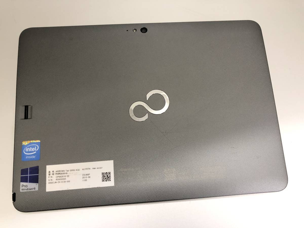 Tab ARROWS Q555⁄K32 富士通 タブレット 中古 Win10 10.1型ワイド + Xi