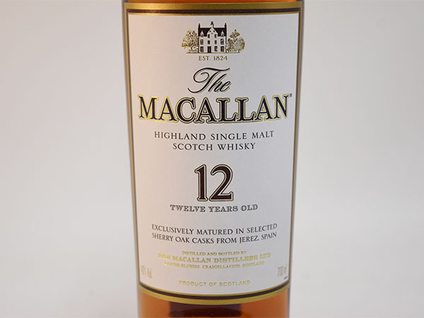 1円～★古酒★ザ マッカラン 12年 シェリーオーク ★サントリースピリッツ輸入品 700ml 40％ The Macallan Sherry Oak a14