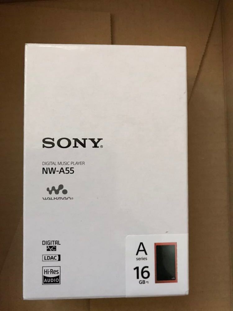 ☆新品未開封 SONY WALKMAN NW-A55 16GB　ソニー ウォークマン Aシリーズ トワイライトレッド 赤 オレンジ nw45 ブルートゥース