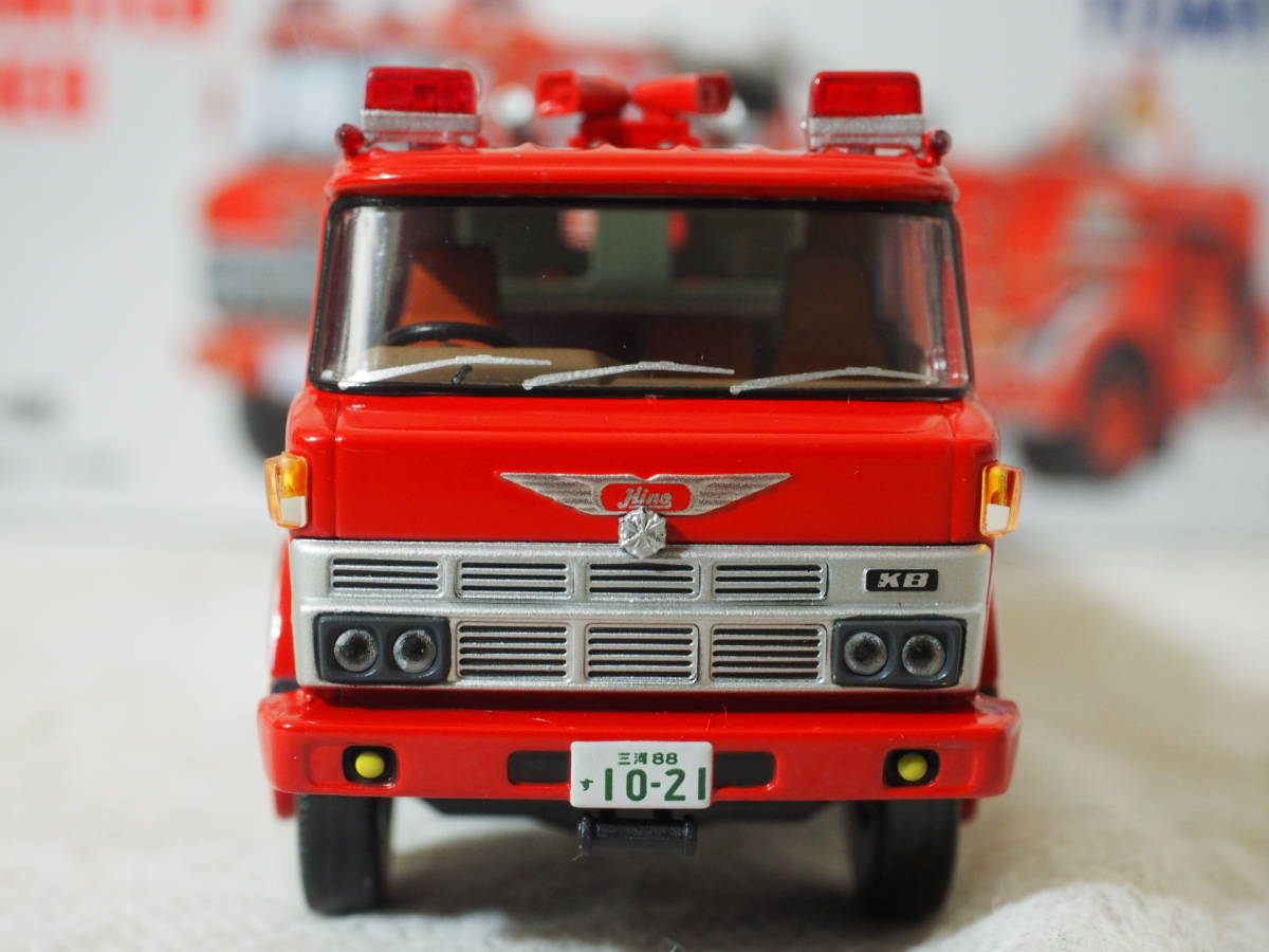 トミカリミテッド◇日野 KB324型 化学消防車 田原市消防署 77年 トミカ