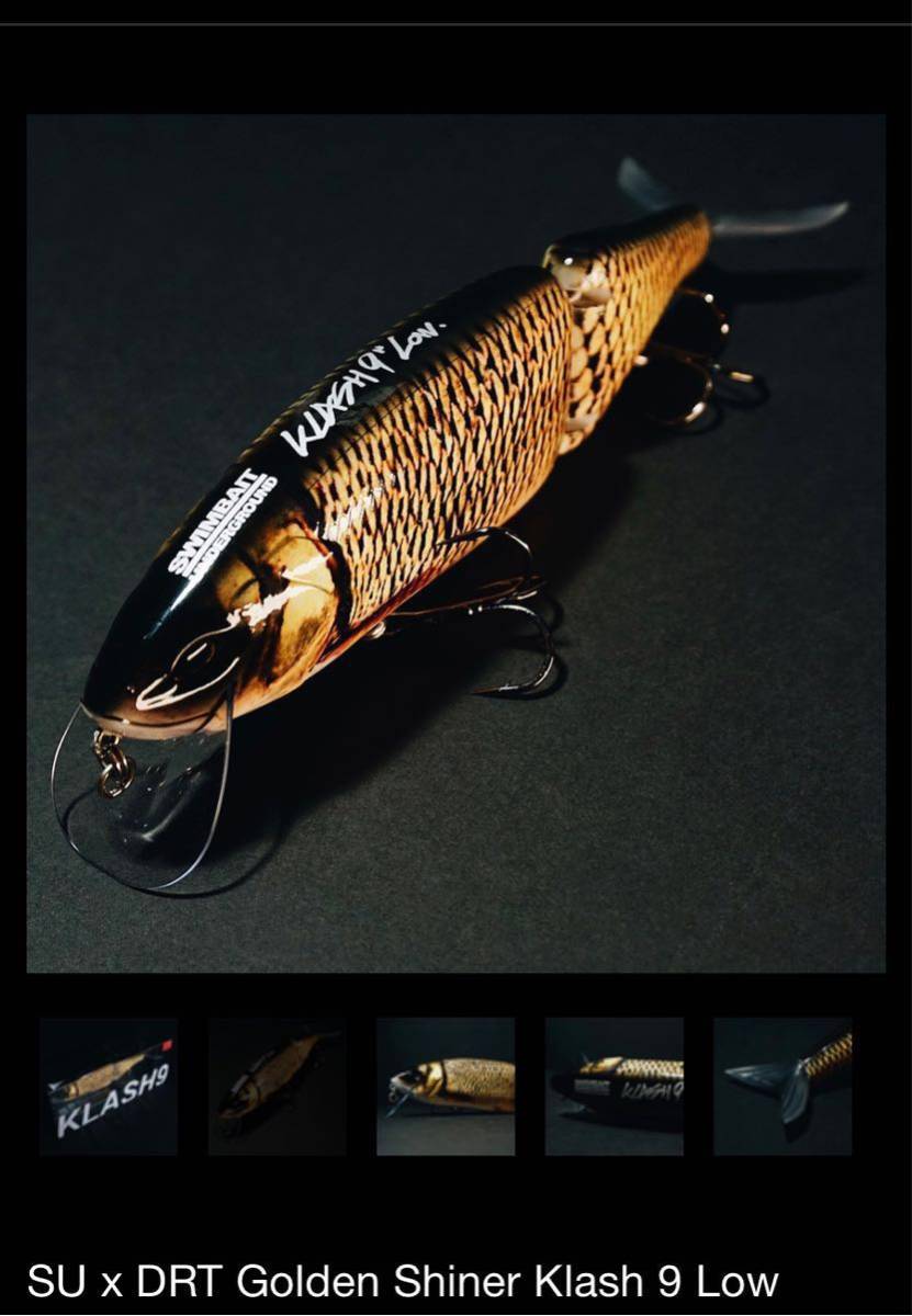 US限定 KLASH9 Low DRT × swimbait underground Golden Shiner 