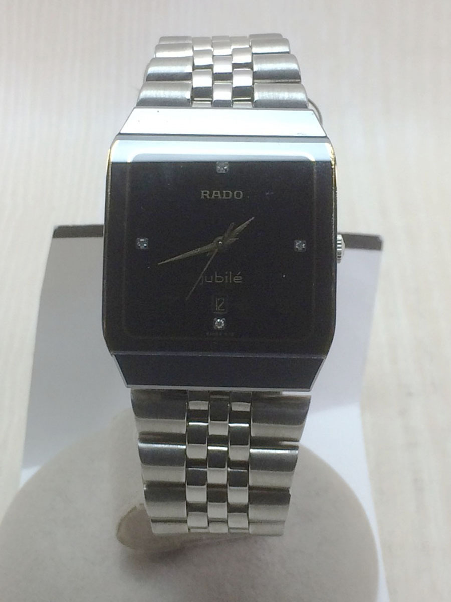氷*結様 【未使用】RADO Diastar jubile 腕時計 RADO◇jubile/ダイヤスター/クォーツ腕時計/アナログ/ステンレス