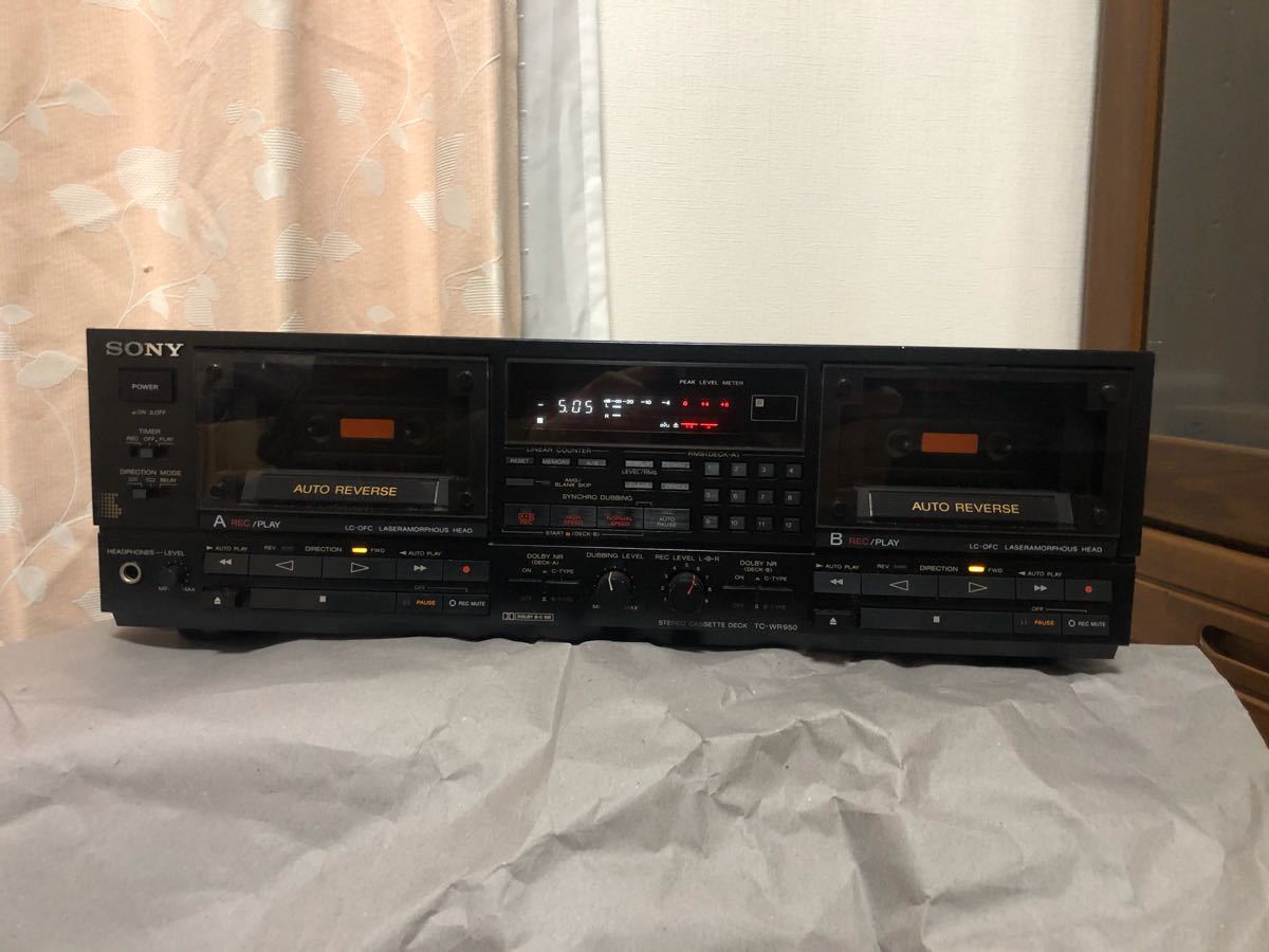ソニー SONY カセットデッキ TC-WR950