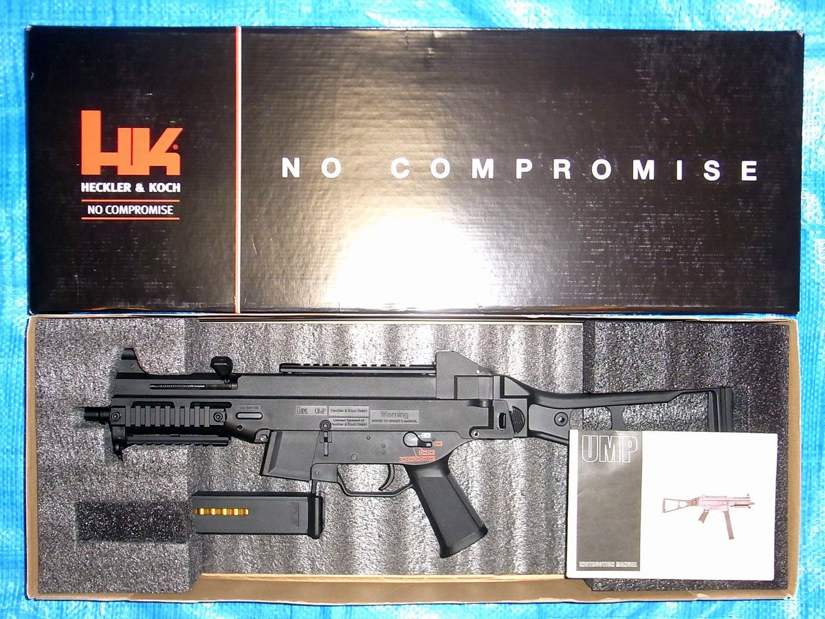 ARES UMP .45 EFCS BK ブラック サプレッサー対応 電動ブローバック