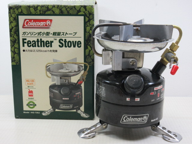バーベキュー・調理用品 Coleman Feather Stove 442-726J フェザーストーブ Coleman - コールマン 442-726J Stove ガソリン式