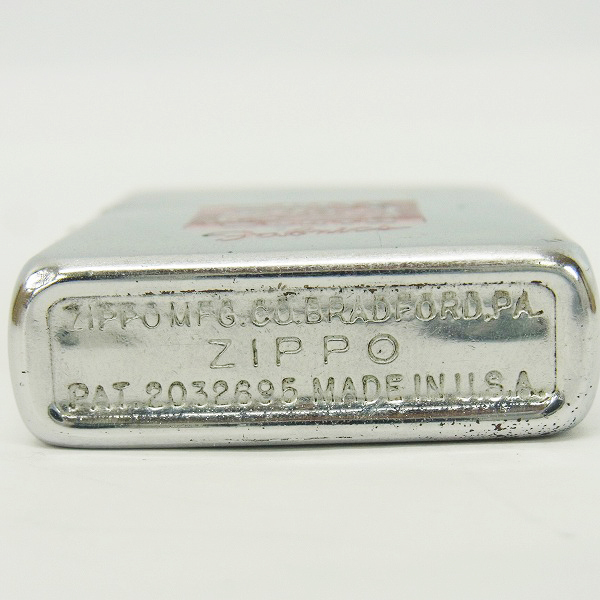 ZIPPO ジッポー ビンテージ zippo ヴィンテージ スチール製 Zippo スチール 1951〜1953年 企業もの PAT ライター スチール製ライター MAVAZI | スチールの通販